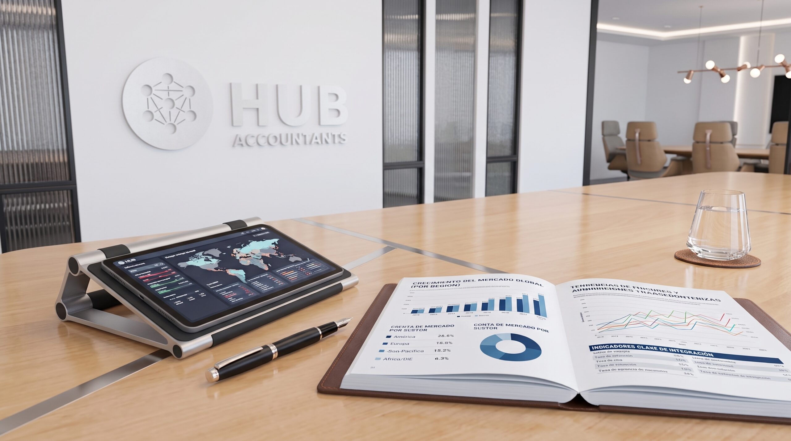 Gestión financiera y reportes gerenciales hub accountants